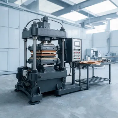 jaw type rubber vulcanizing press