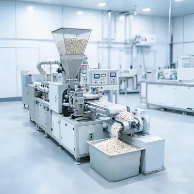 plastic pelletizing line factory